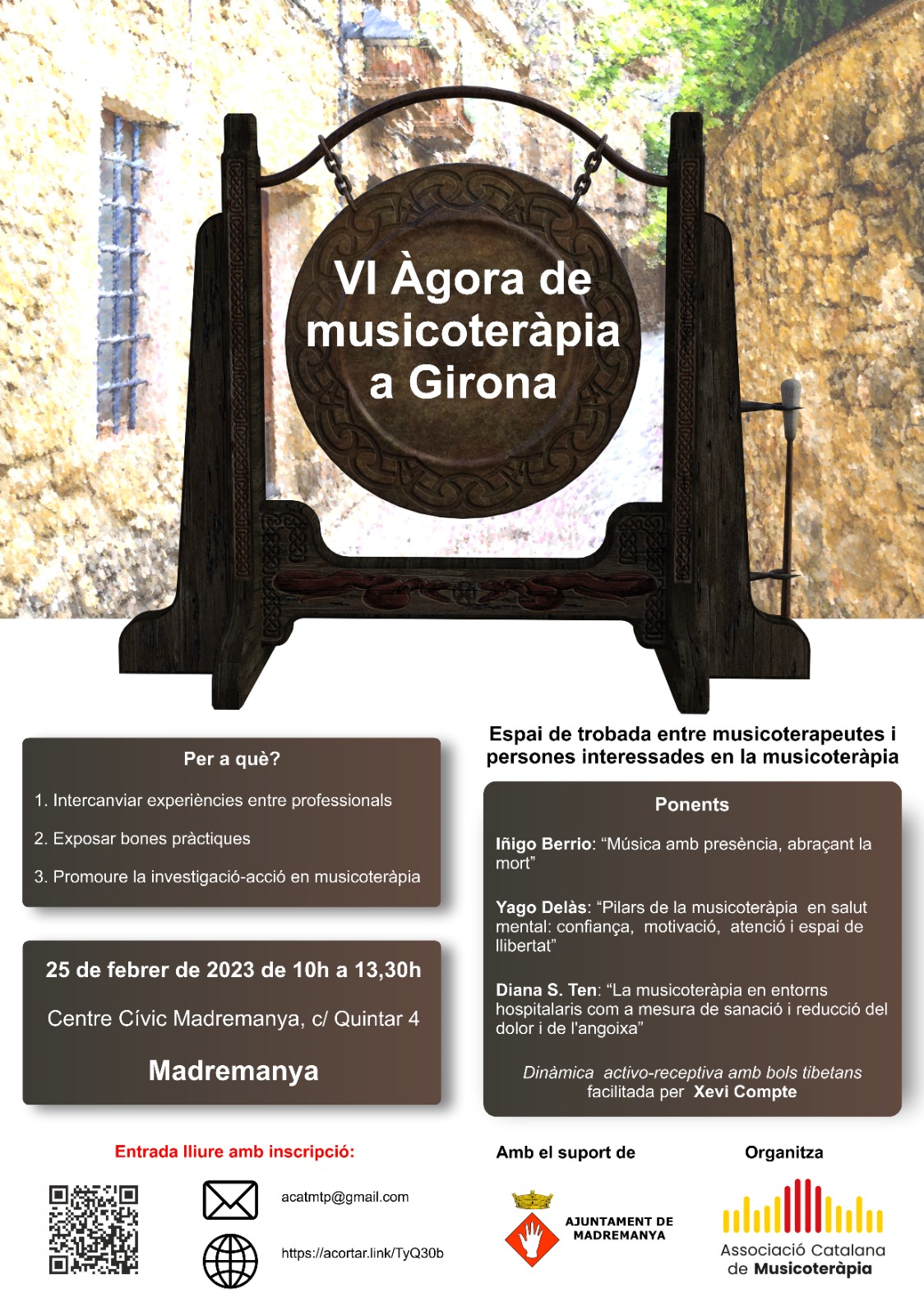 VI Àgora de musicoteràpia a Girona
