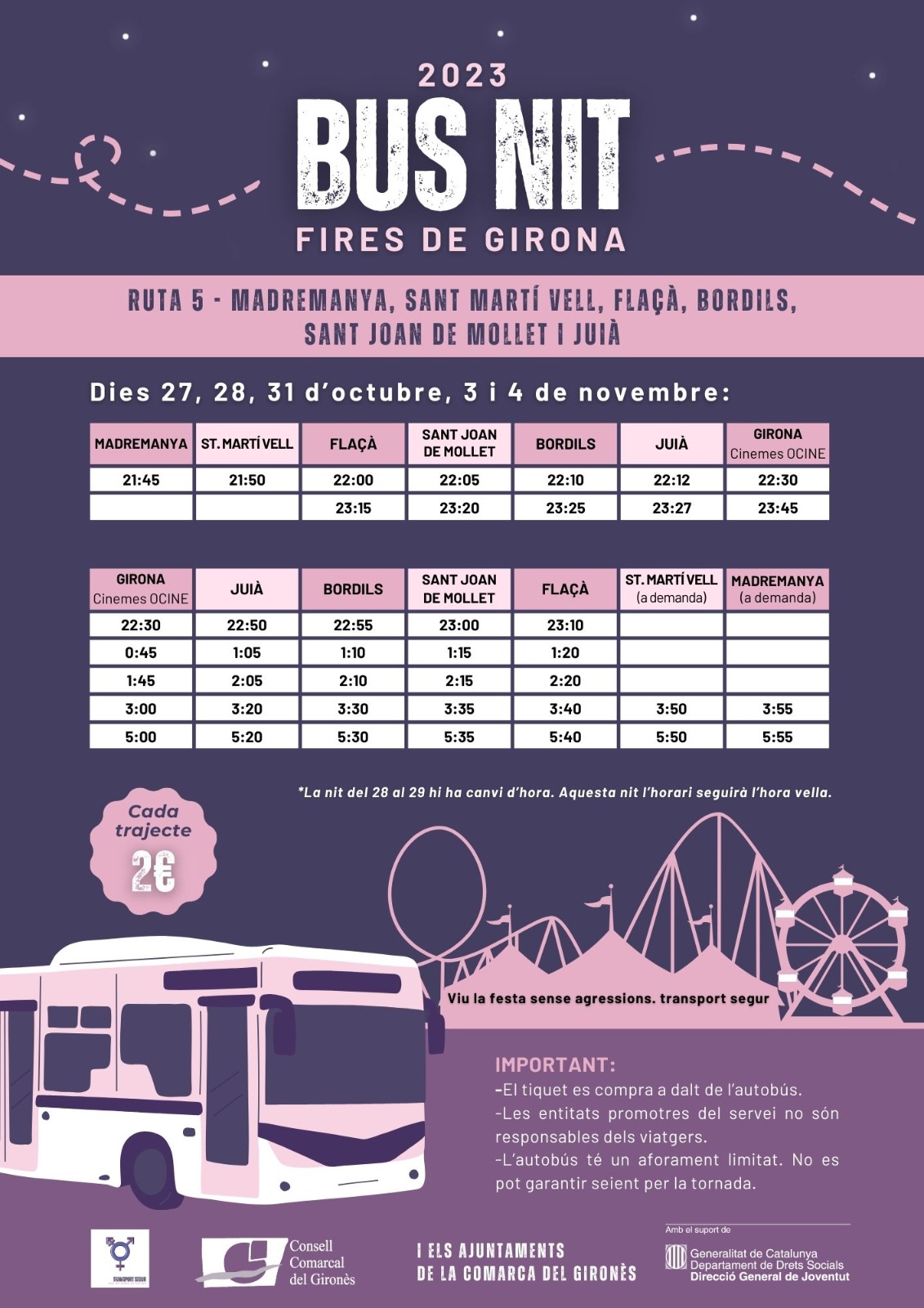 BUS NIT- Fires Girona 2023