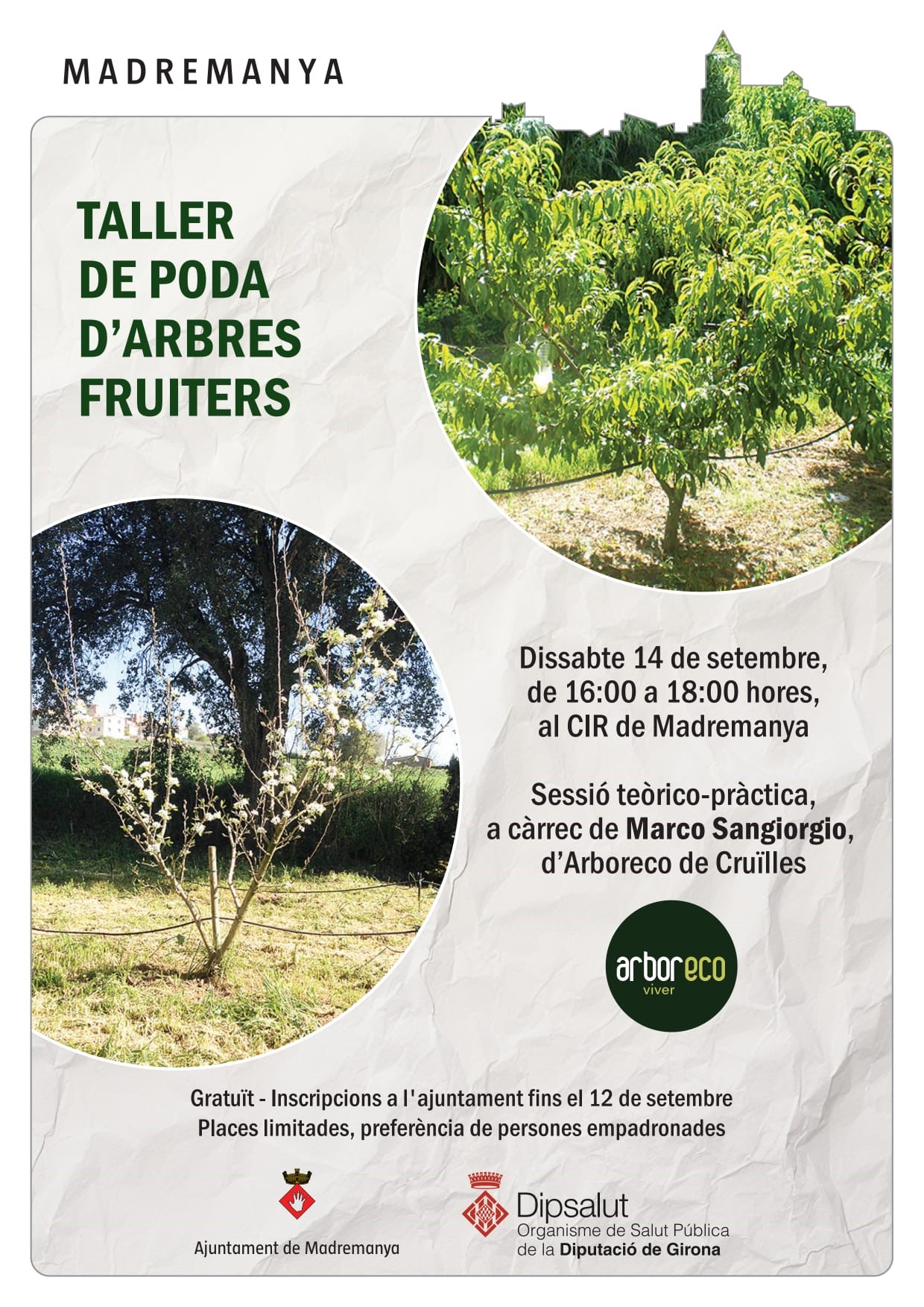 TALLER DE PODA D’ARBRES FRUITERS